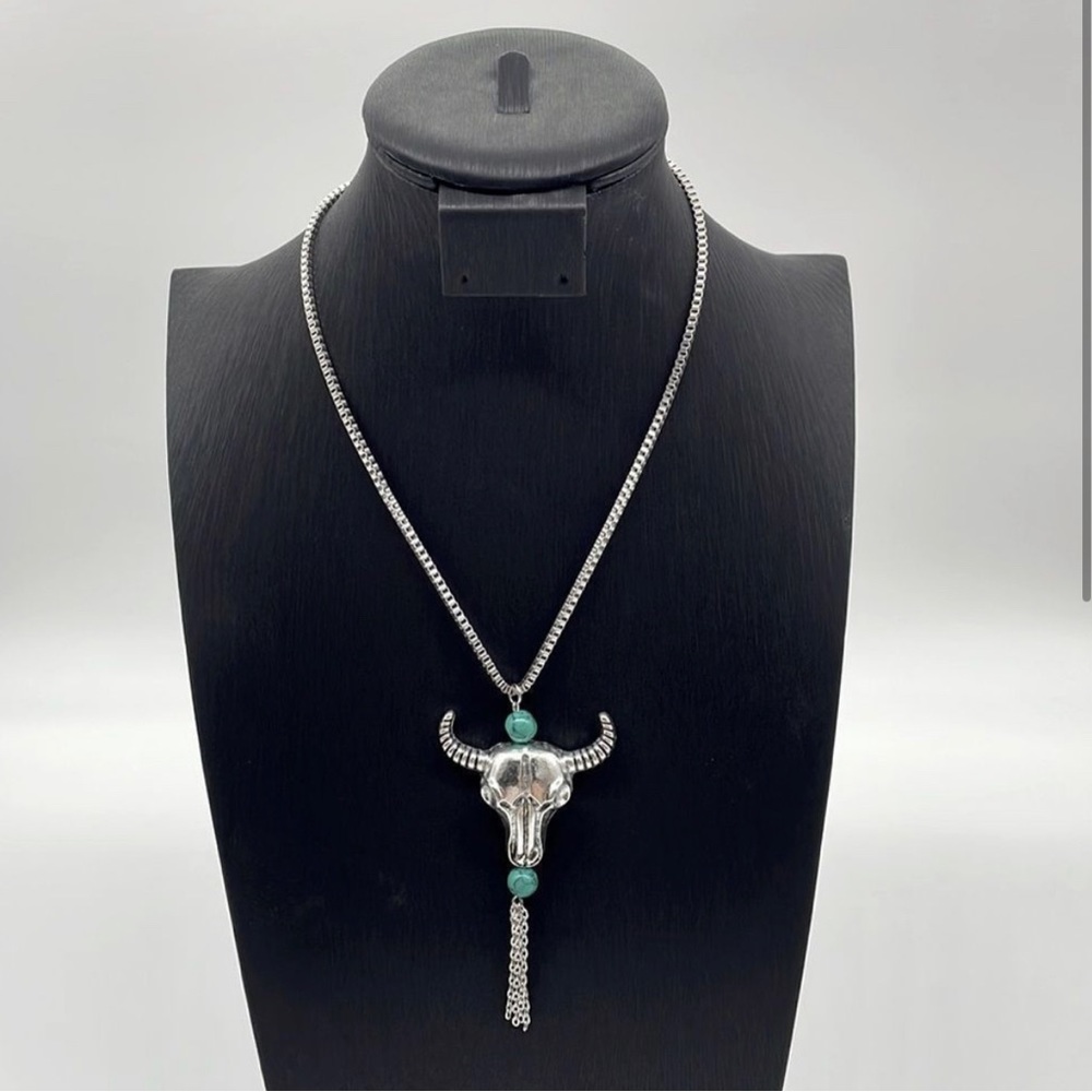 NEW Bull skull necklace